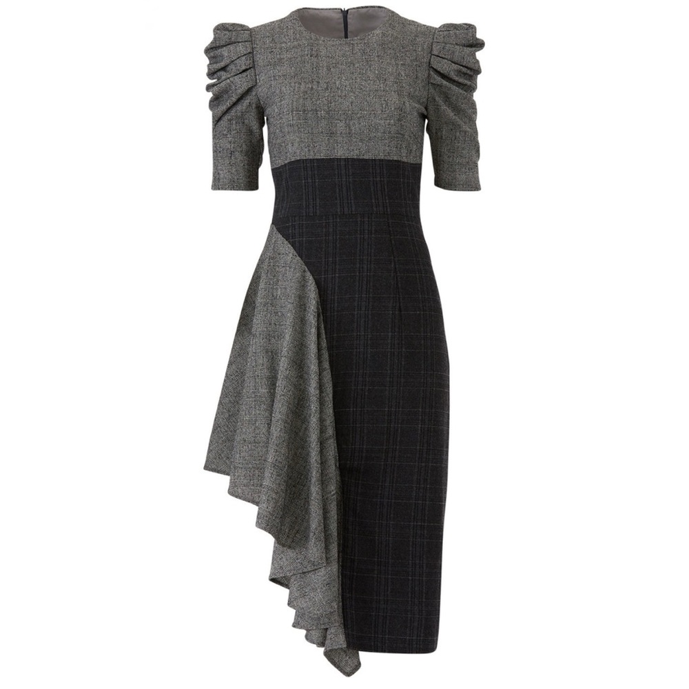Amur | gray ruffle Uma dress